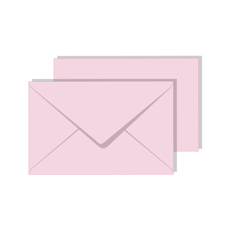Enveloppes de vote 90x140 mm rose Enveloppes de vote 90x140 mm rose